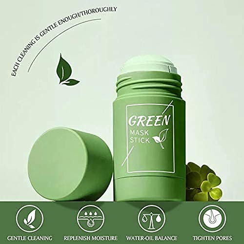 Green Tea Herbal Cleansing Mask Stick for Face