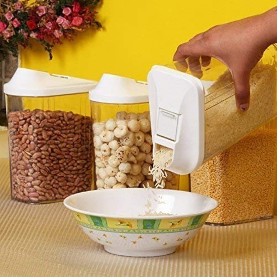 Easy Flow Kitchen Storage Containers Jar Set Pack of 6
