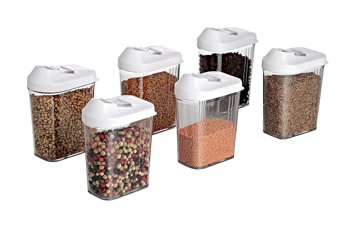 Easy Flow Kitchen Storage Containers Jar Set Pack of 6
