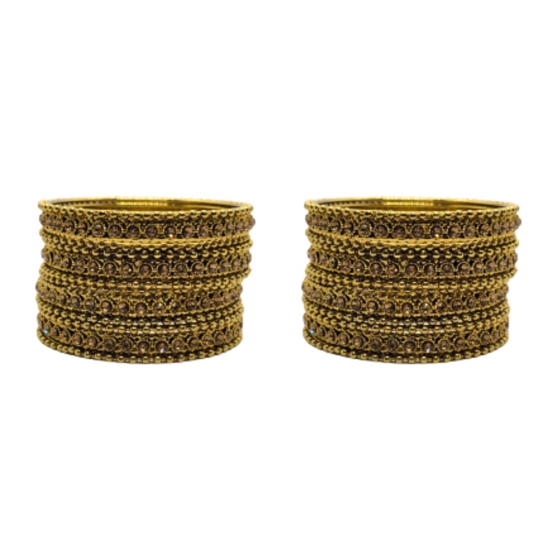 Oxidised Golden Bangles sets