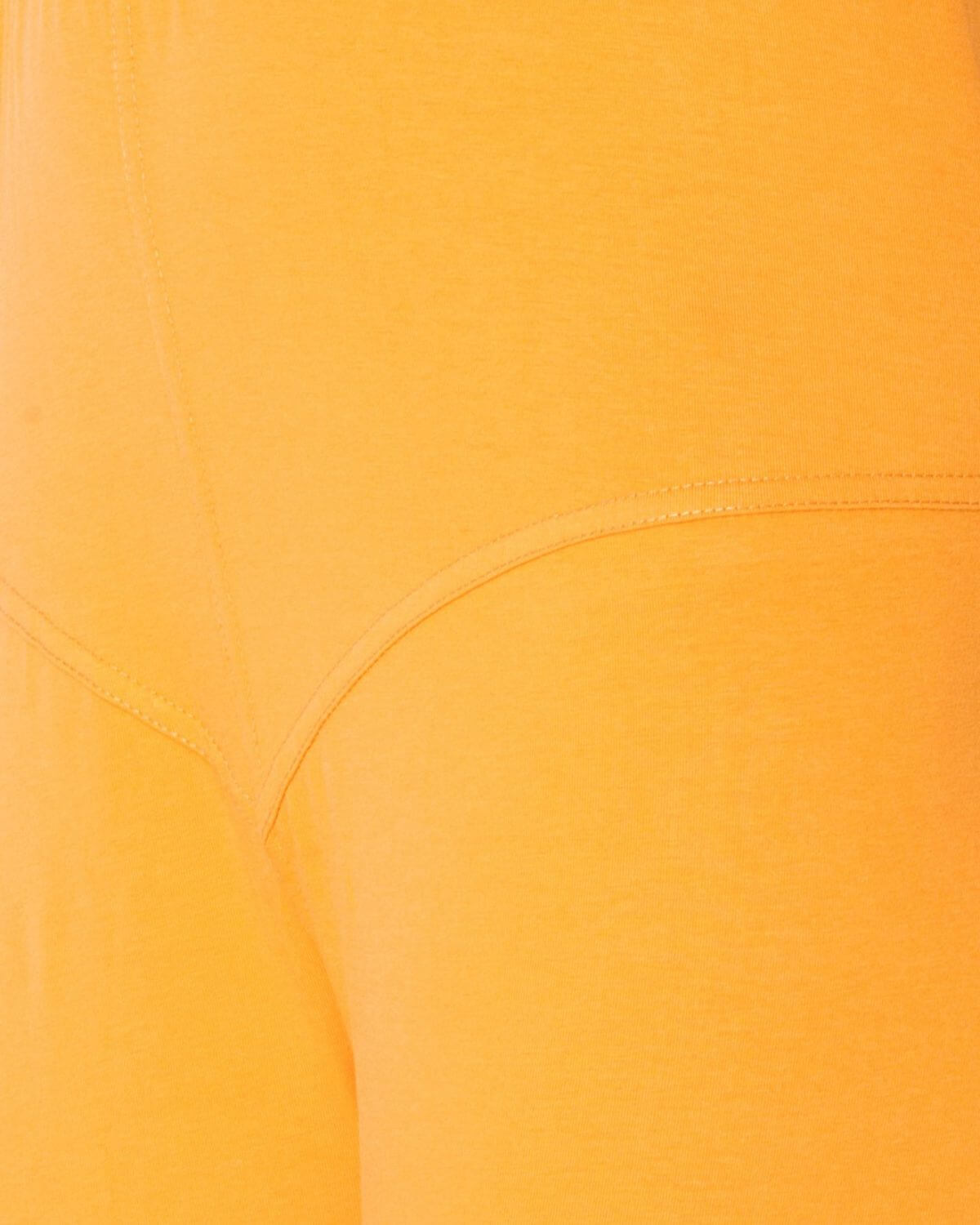 Women's Regular Fit Super Comfy Lycra Cotton Stretchable Leggings for Women, Dark Yellow
