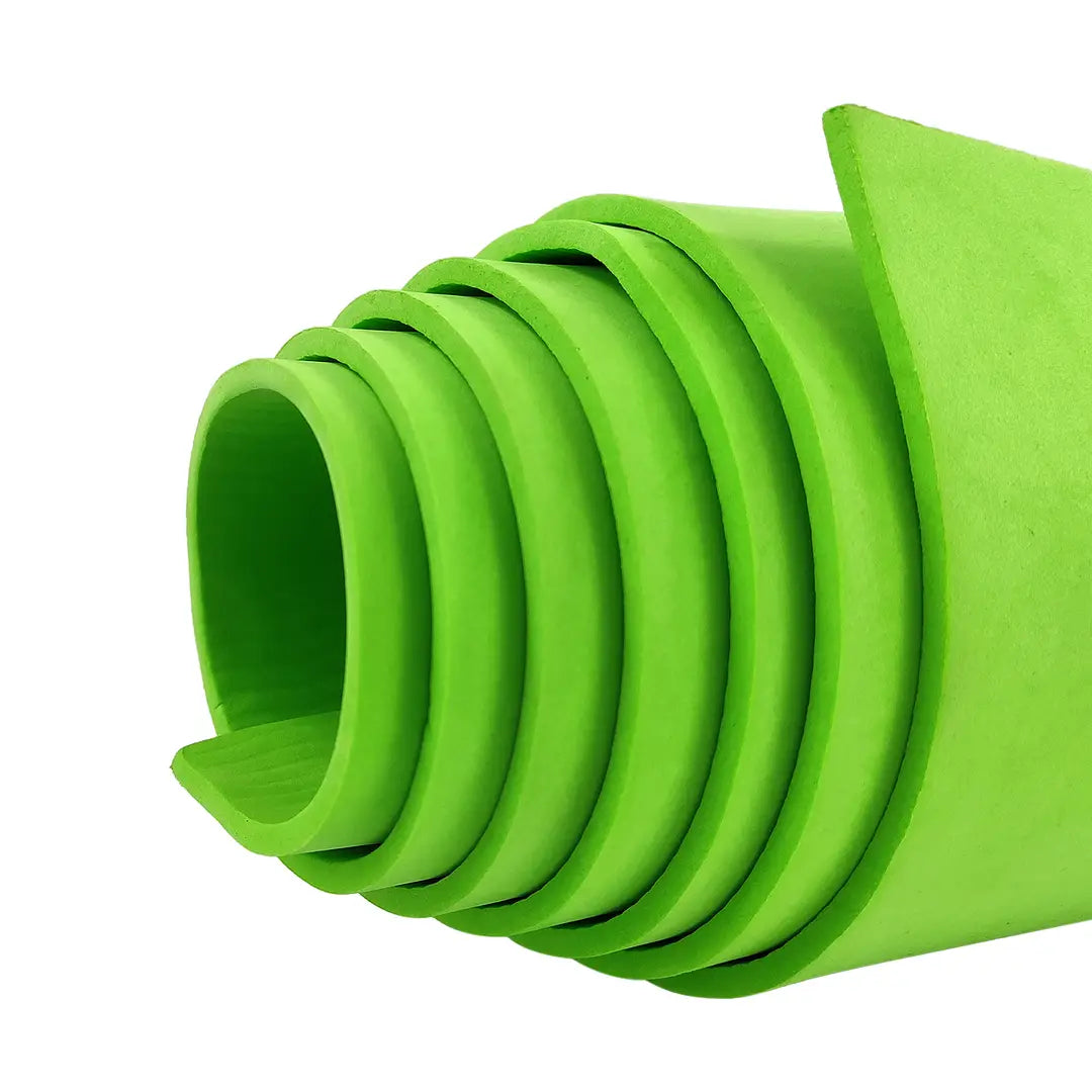 DecorSecrets Anti-Skid Yoga Mat for Men Women, Exercise for Gym/Home Workout Fitness Green 6 mm Yoga Mat (Parrot Green)