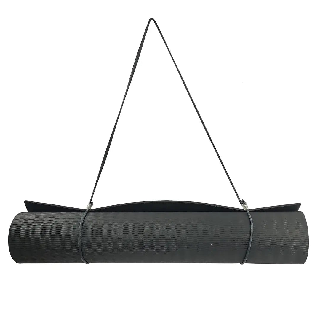 DecorSecrets Anti-Skid Yoga Mat for Men Women, Exercise for Gym/Home Workout Fitness Green 6 mm Yoga Mat (Black)