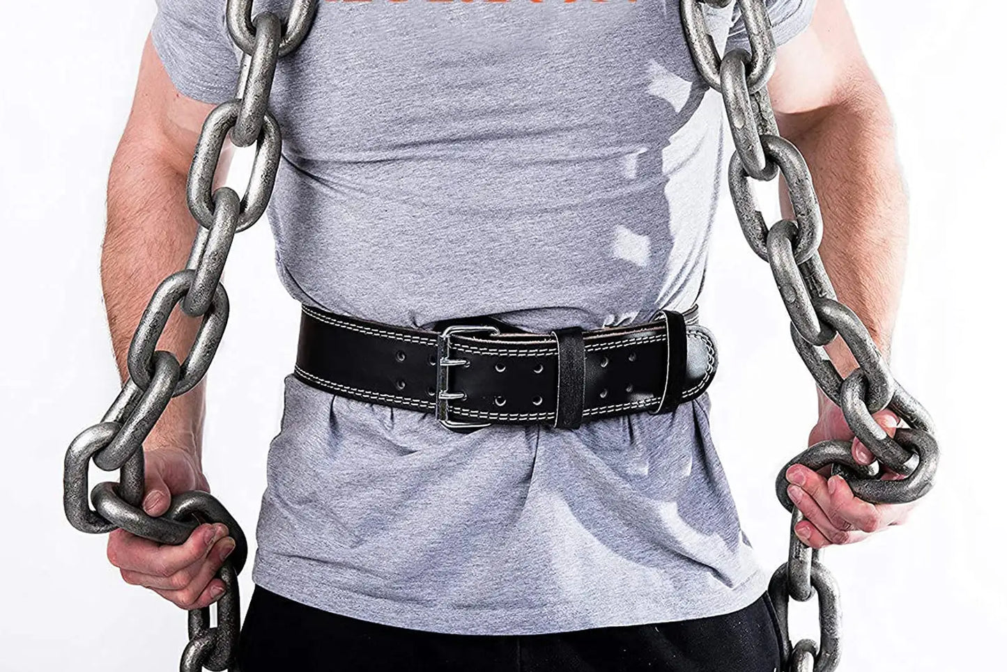 CORSO Small Genuine Leather Weight Lifting Gym Belt For Back Support for Heavy Lifting Belt