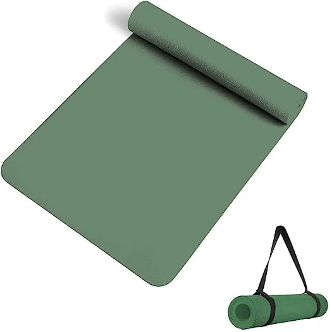 Yoga Mat for Women and Men with Carry Strap EVA Material 4mm Exercise Mat for Workout Yoga Fitness and Meditation