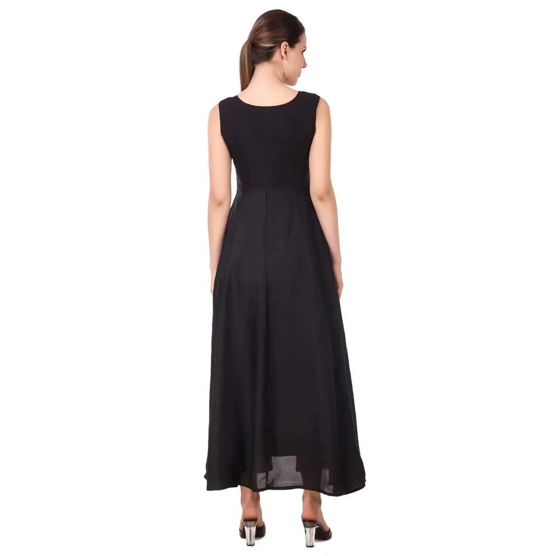 DYRECTDEALS Exclusive Designer Gown Maxi for Girls and Women (Crap)