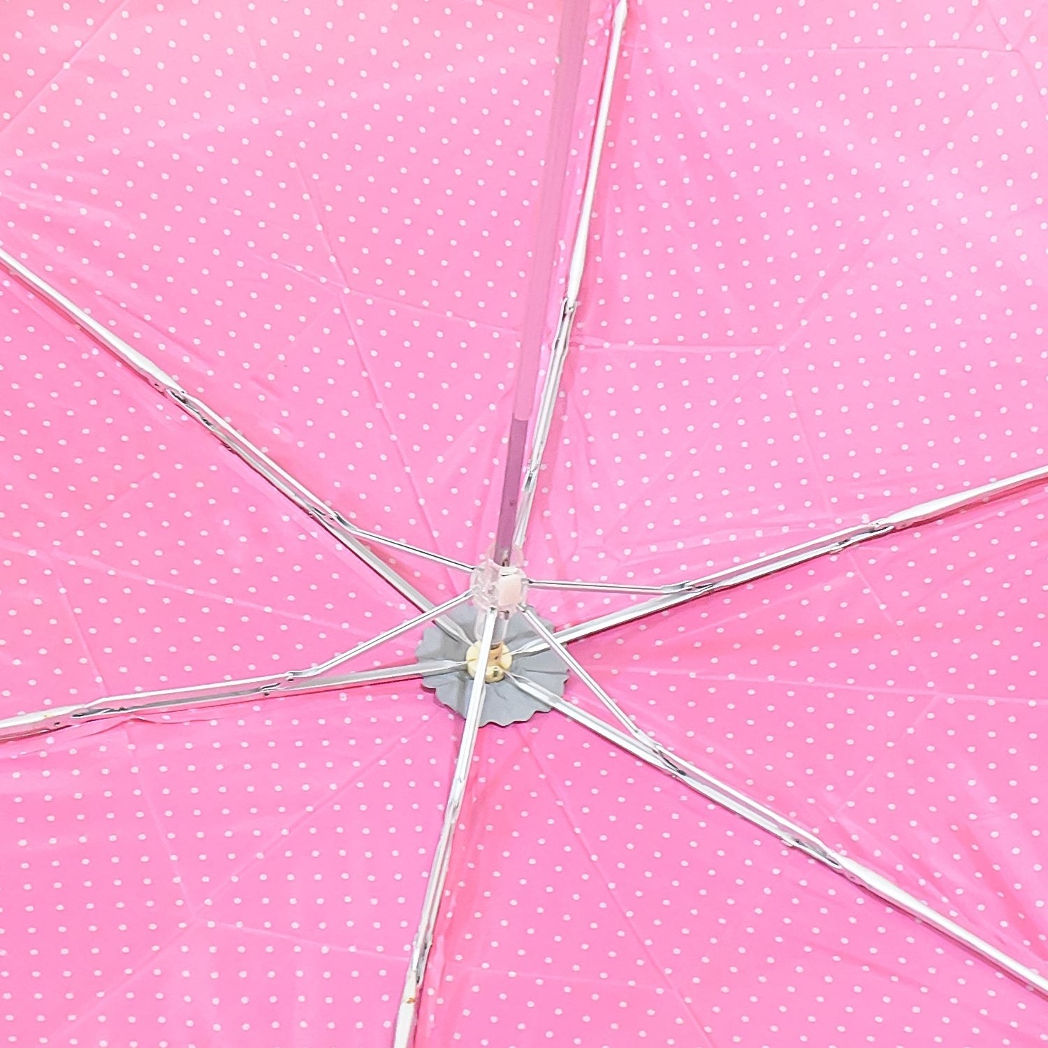 3-Fold Umbrella for Women Sun & Rain UV Protective Umbrella Pink Umbrella