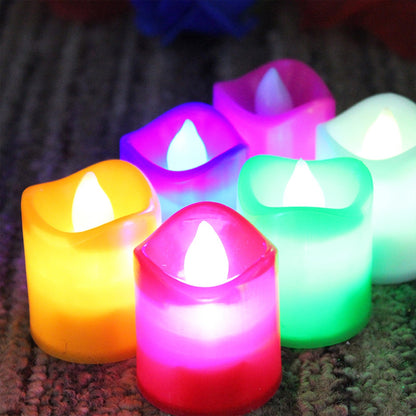 Festive Lighting for Any Occasion: 24 Pack LED Tealight Candles (Multicolor)