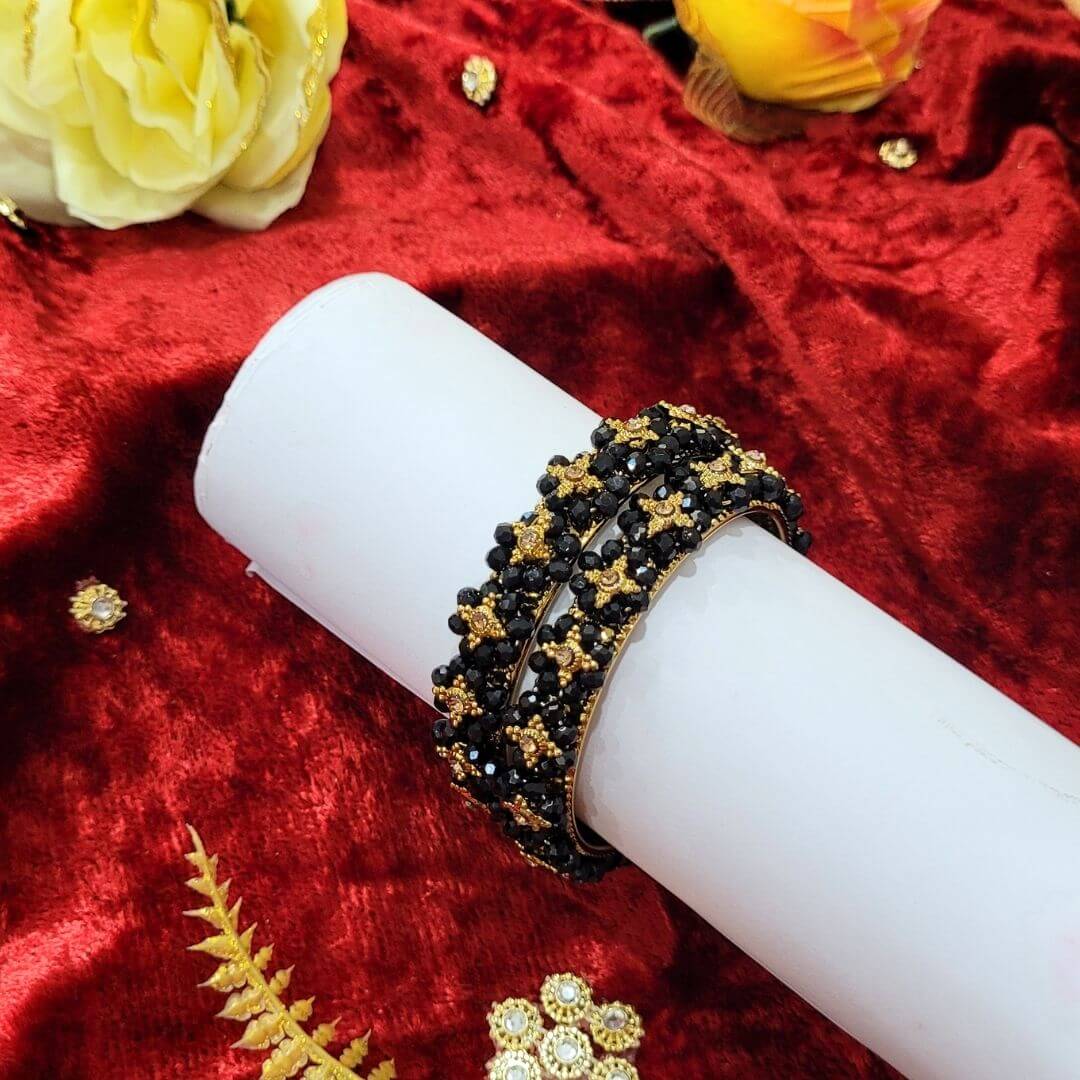 Traditional Wear Flower Design Bangles Kada for womens and girls