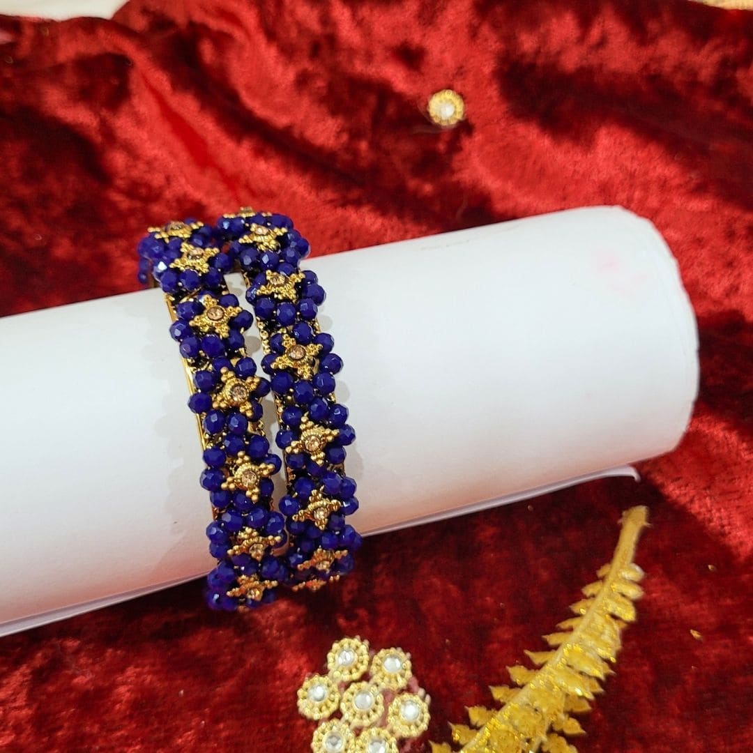 Traditional Wear Flower Design Bangles Kada for womens and girls