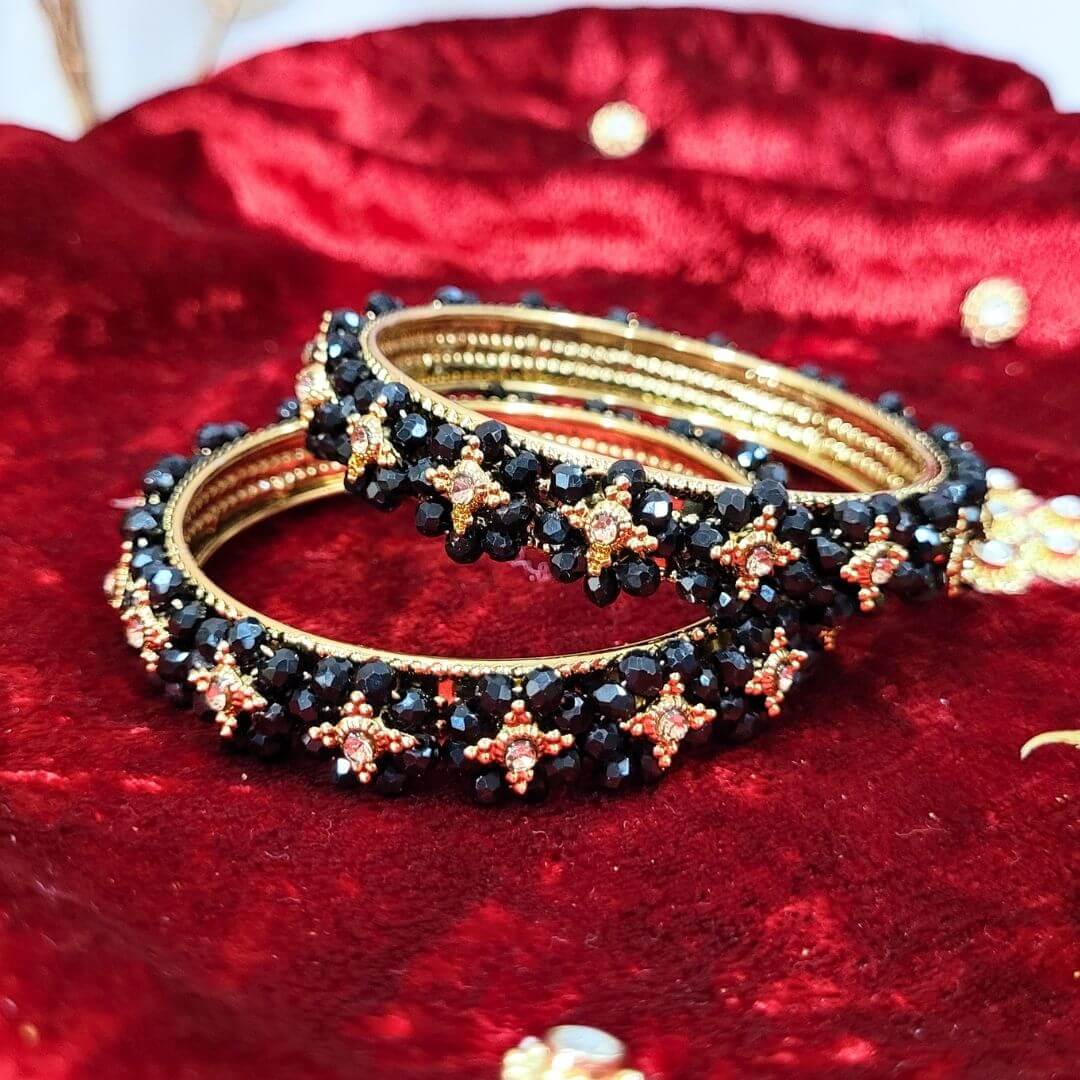 Traditional Wear Flower Design Bangles Kada for womens and girls