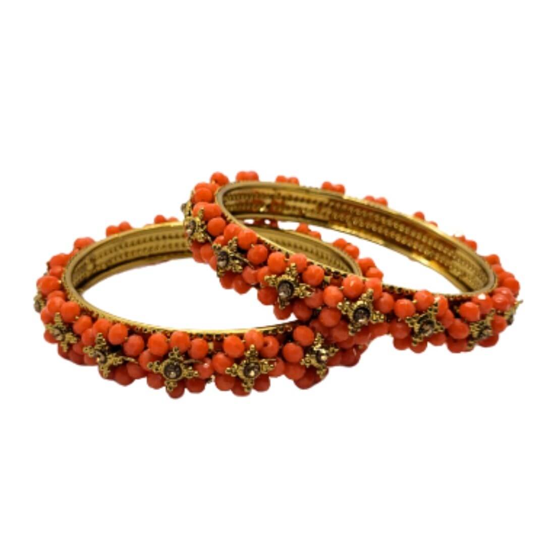 Traditional Wear Flower Design Bangles Kada for womens and girls