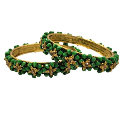 Traditional Wear Flower Design Bangles Kada for womens and girls