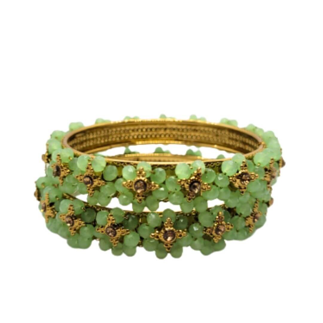 Traditional Wear Flower Design Bangles Kada for womens and girls