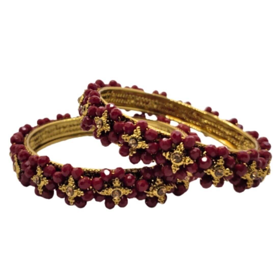 Traditional Wear Flower Design Bangles Kada for womens and girls