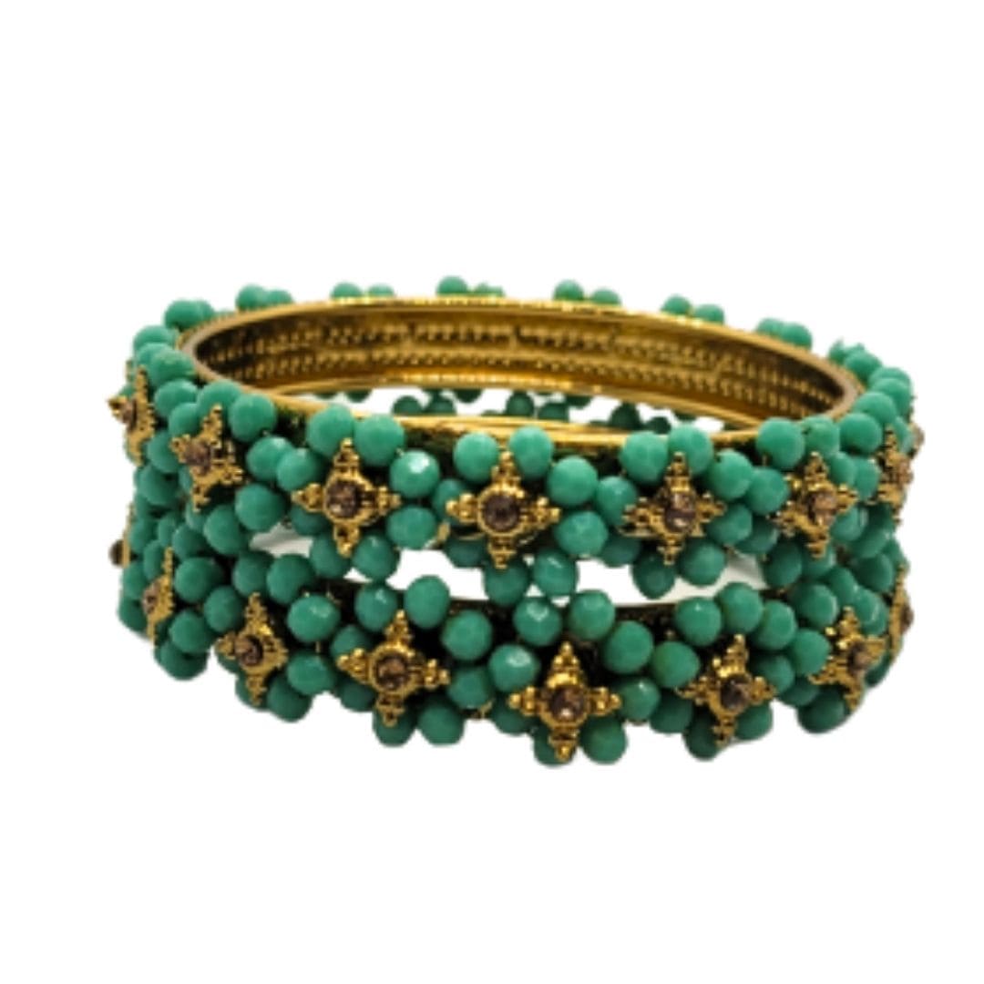 Traditional Wear Flower Design Bangles Kada for womens and girls