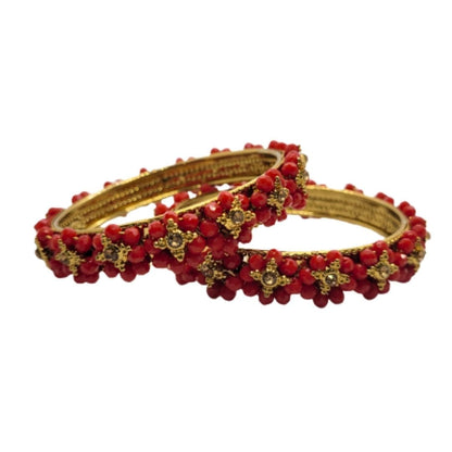 Traditional Wear Flower Design Bangles Kada for womens and girls