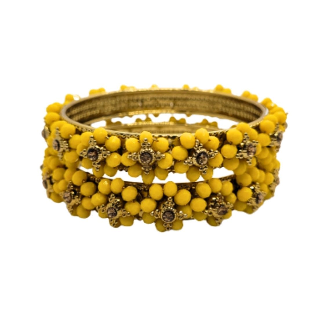 Traditional Wear Flower Design Bangles Kada for womens and girls