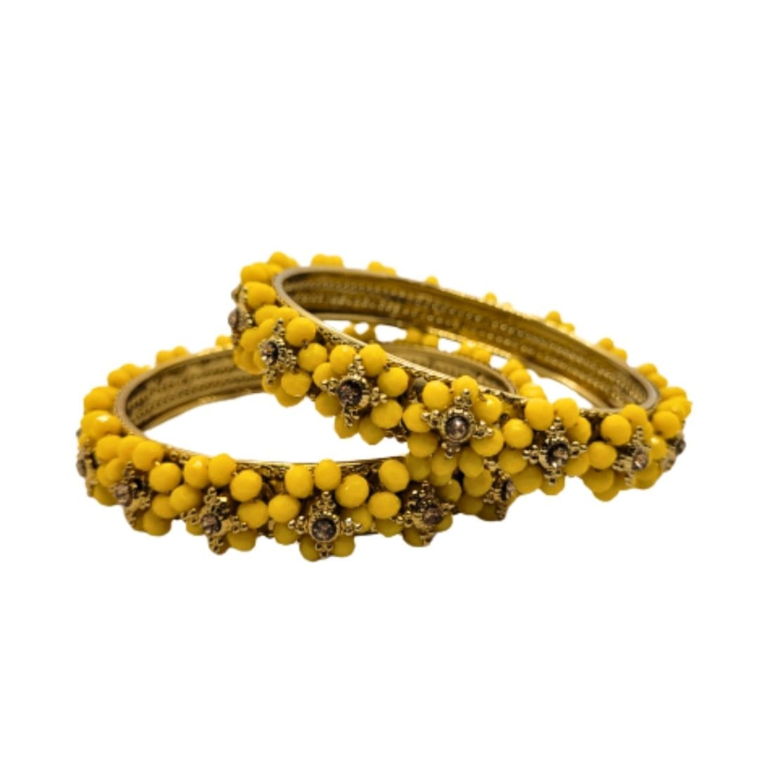 Traditional Wear Flower Design Bangles Kada for womens and girls