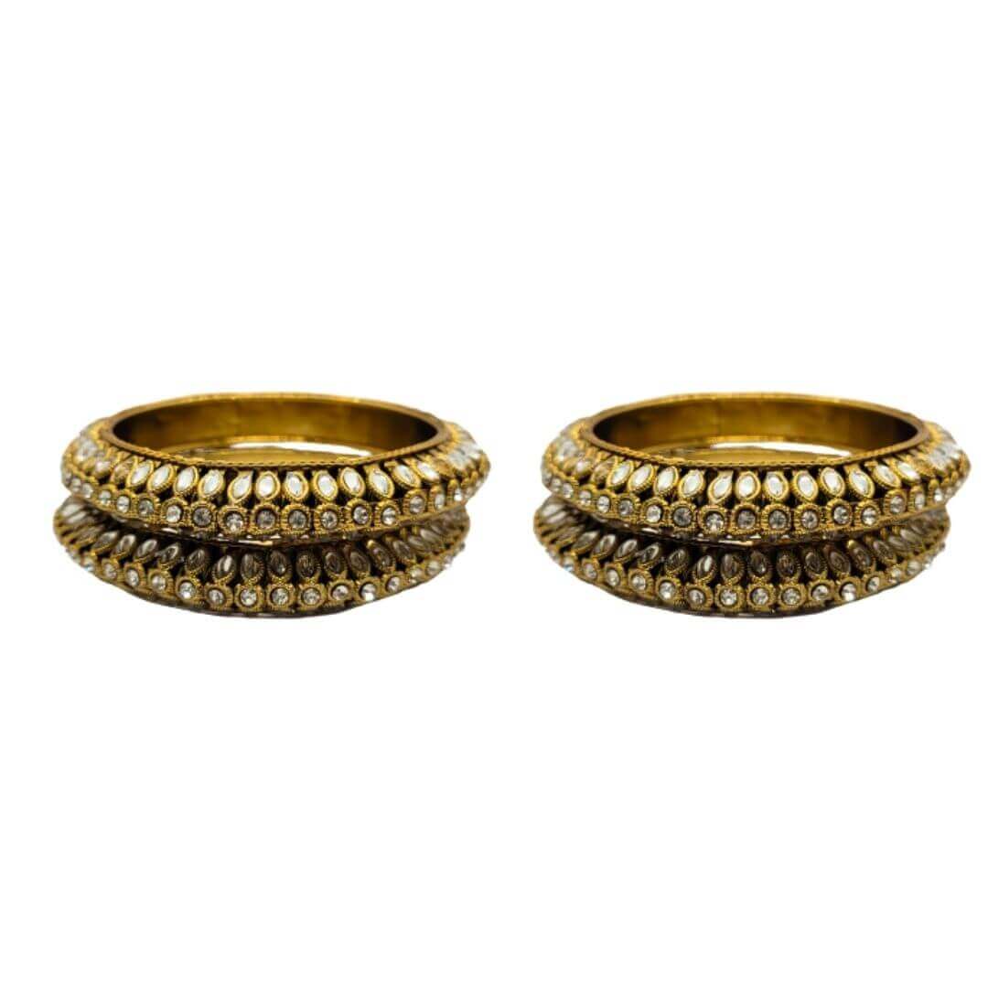 Golden Oxidised Bangles