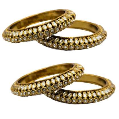 Golden Oxidised Bangles