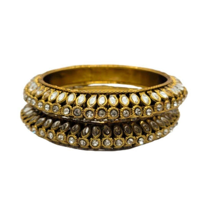 Golden Oxidised Bangles