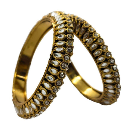 Golden Oxidised Bangles