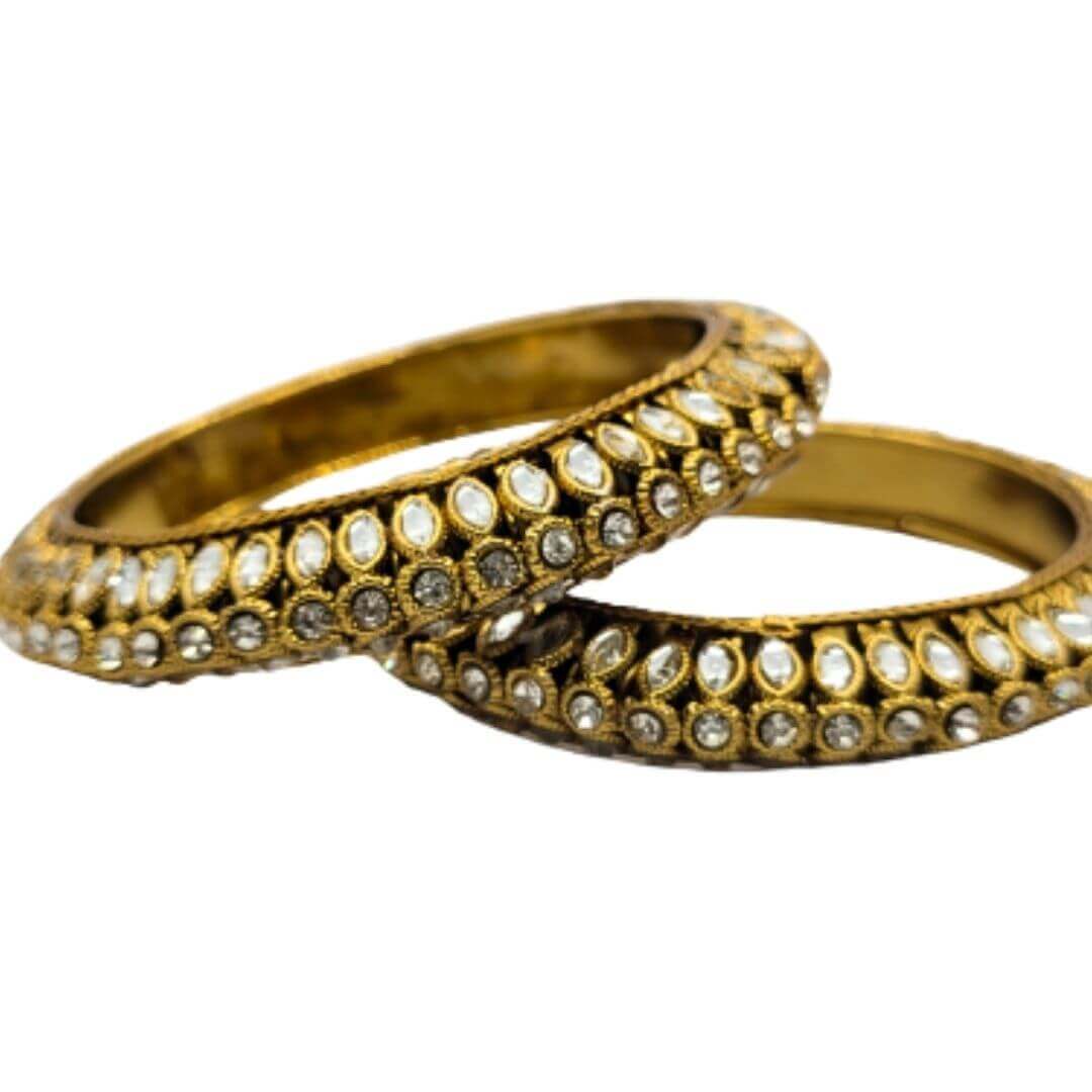 Golden Oxidised Bangles