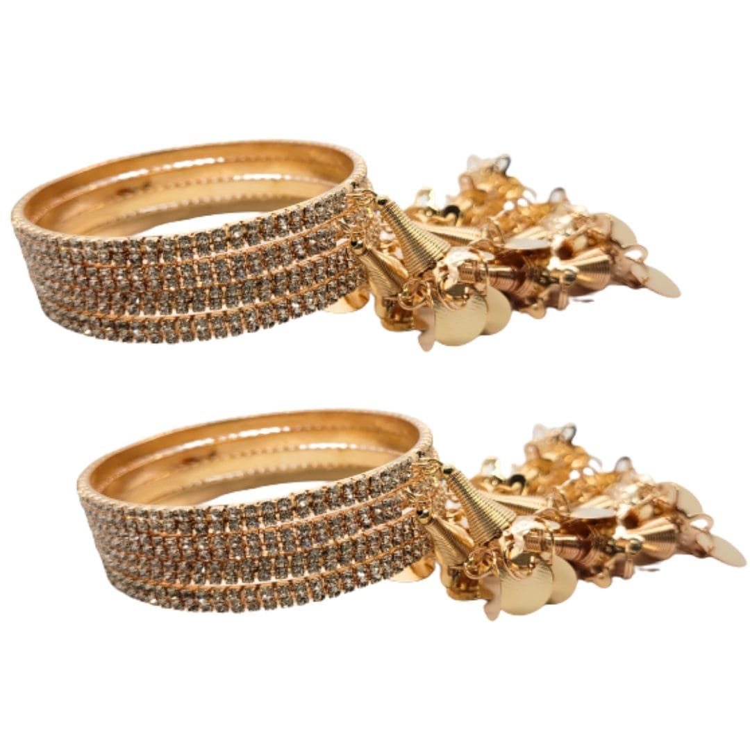 Wedding Wear Ethnic Latkan Bangles (set of 2)