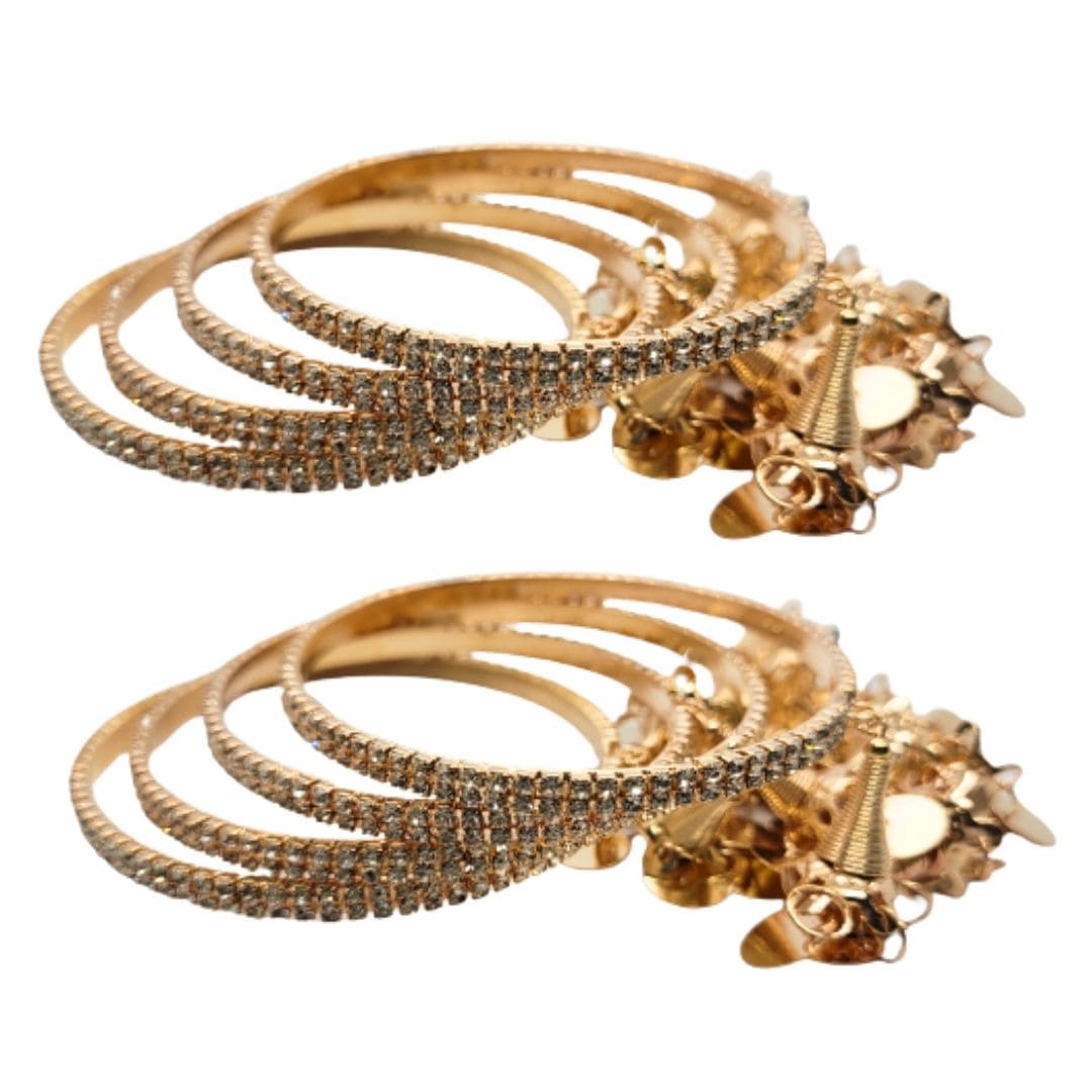 Wedding Wear Ethnic Latkan Bangles (set of 2)