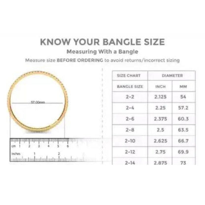 Bangle Size Chart