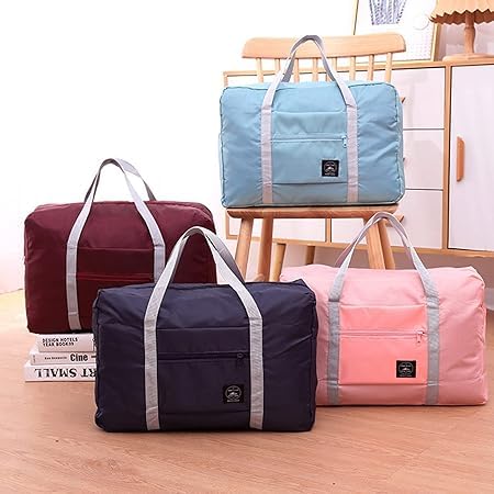 Nylon Lightweight Waterproof Foldable Travel Duffle Bag | Portable Tot- Bag | Storage Travel Duffle Bag