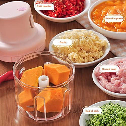 Mini USB Wireless Electric Chopper