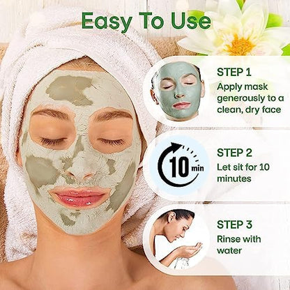 Green Tea Herbal Cleansing Mask Stick for Face 