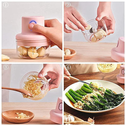 Mini USB Wireless Electric Chopper