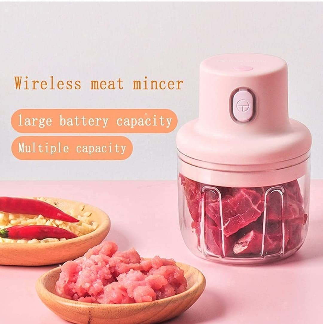 Mini USB Wireless Electric Chopper