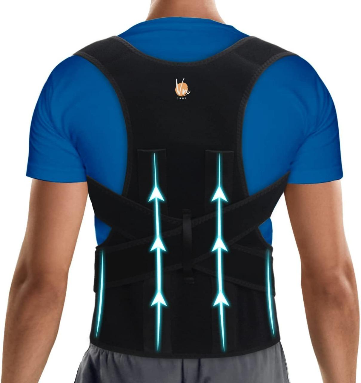 Neck and Shoulder Relaxer Massager & Posture Corrector Belt