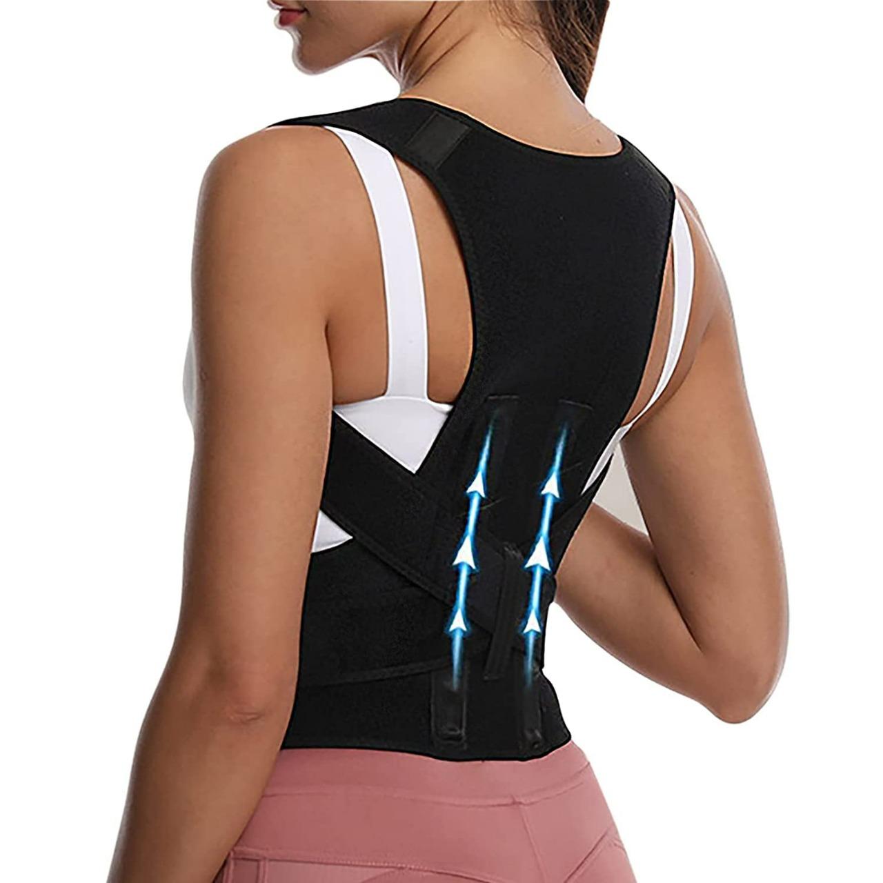 Neck and Shoulder Relaxer Massager & Posture Corrector Belt