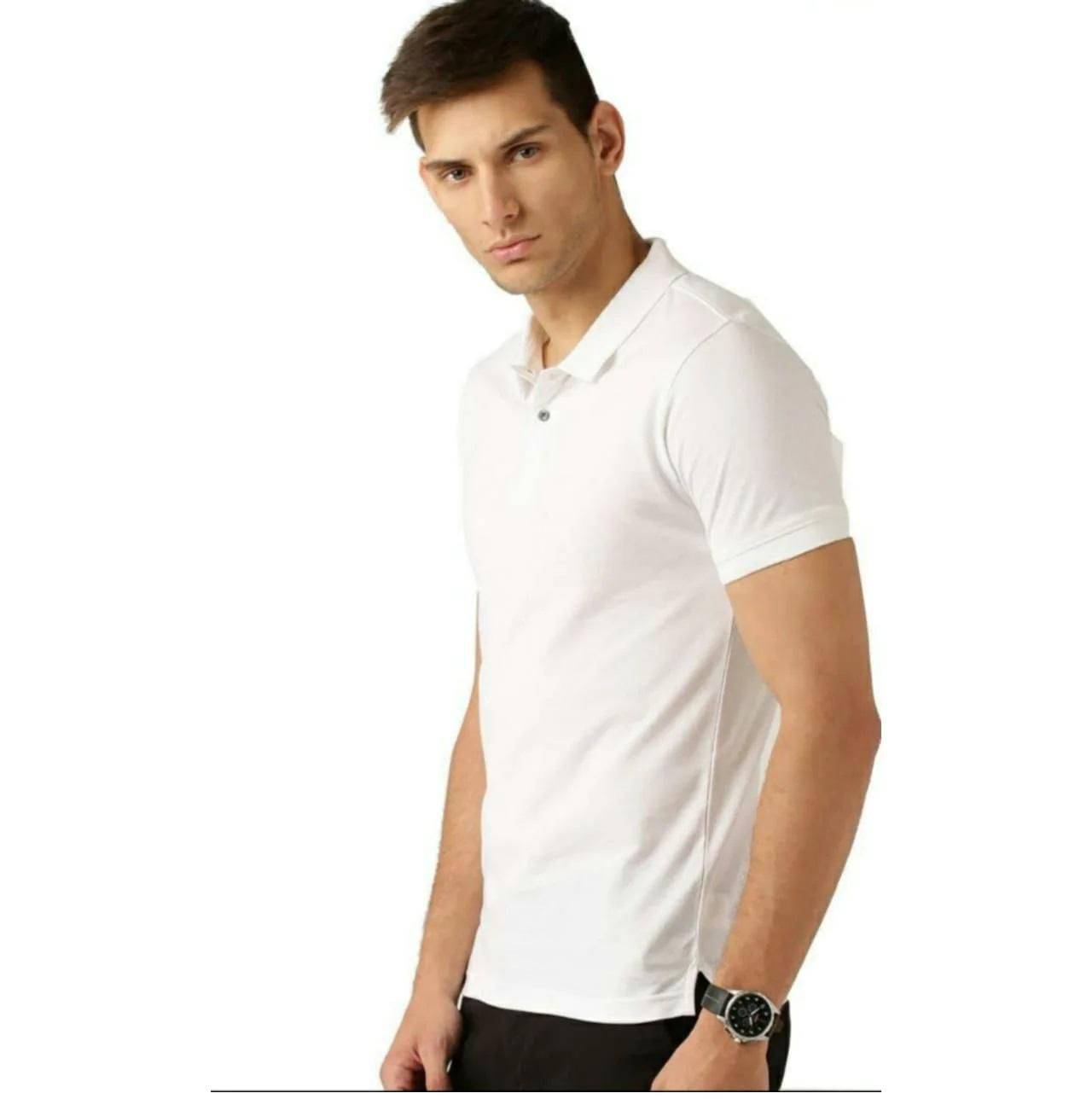 Men's Regular Fit Plain Half Sleeve Polo Matte T-shirts Pack of 4 - Polo Casual T-Shirts for Men and Boys, made from 100% Combed Cotton in Fresh Colors. Ultra Soft Casual Wear - Combo of 4