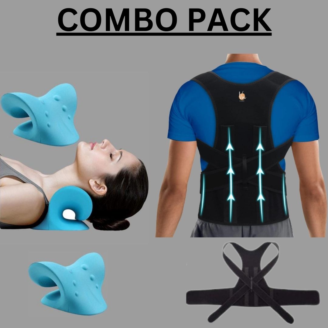 Neck & Shoulder Massager & Posture Corrector Belt