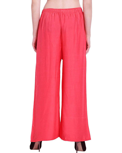 Gaajri Rayon Cotton Regular Fit Palazzo Pants for Women 