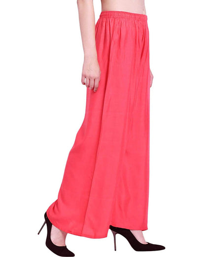 Gaajri Rayon Cotton Regular Fit Palazzo Pants for Women 