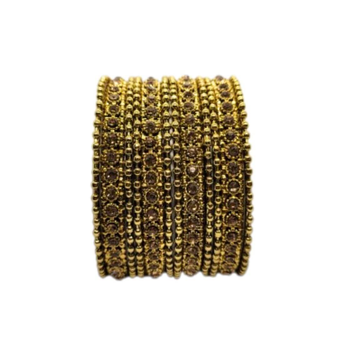 Golden Oxidised Bangles