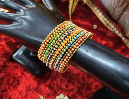 Multi Color Bangle Set