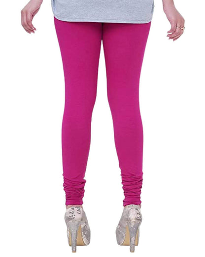 Women's Regular Fit Super Comfy Lycra Cotton Stretchable Leggings for Women, Rani