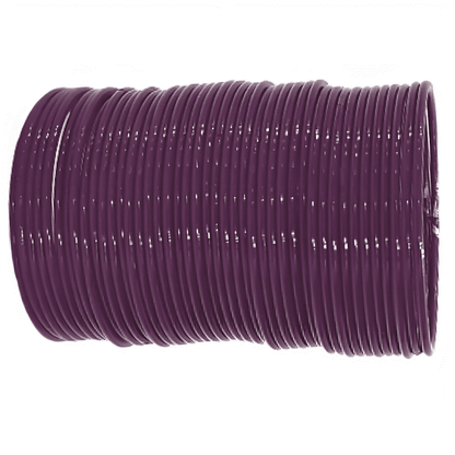 Dark Purple Color Plain Glossy Metal Bangles for womens set of 48 bangles