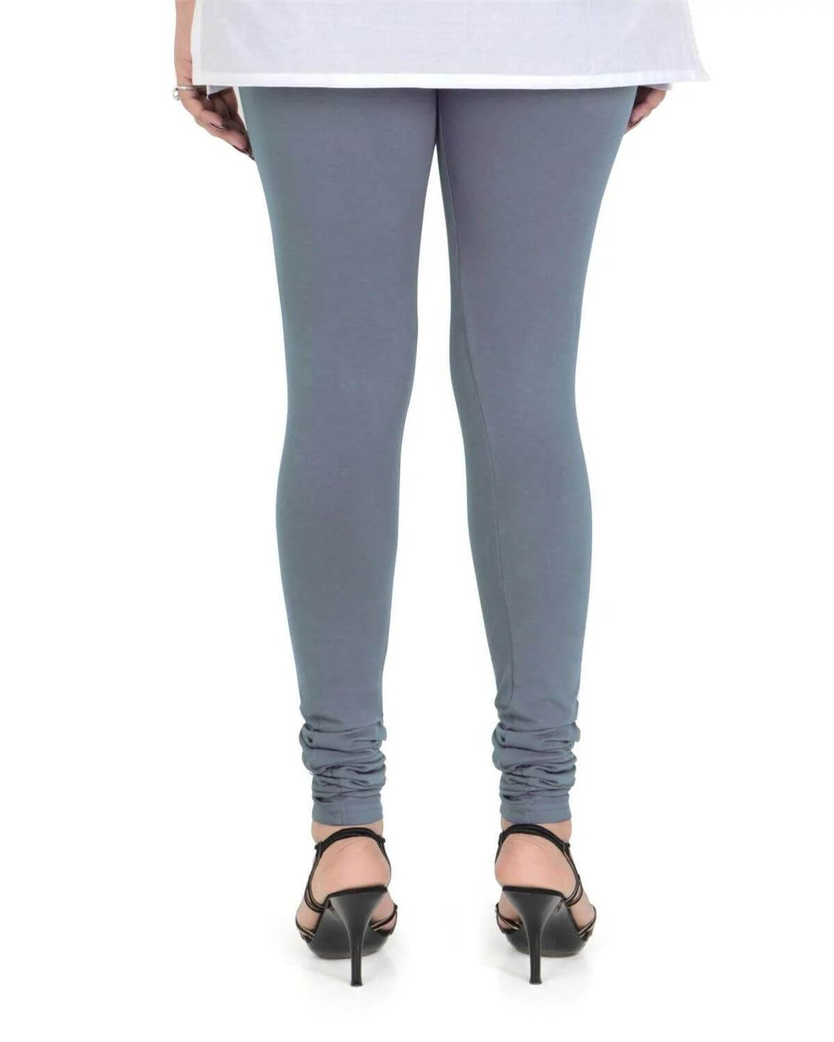 Women's Regular Fit Super Comfy Lycra Cotton Stretchable Leggings for Women, Grey