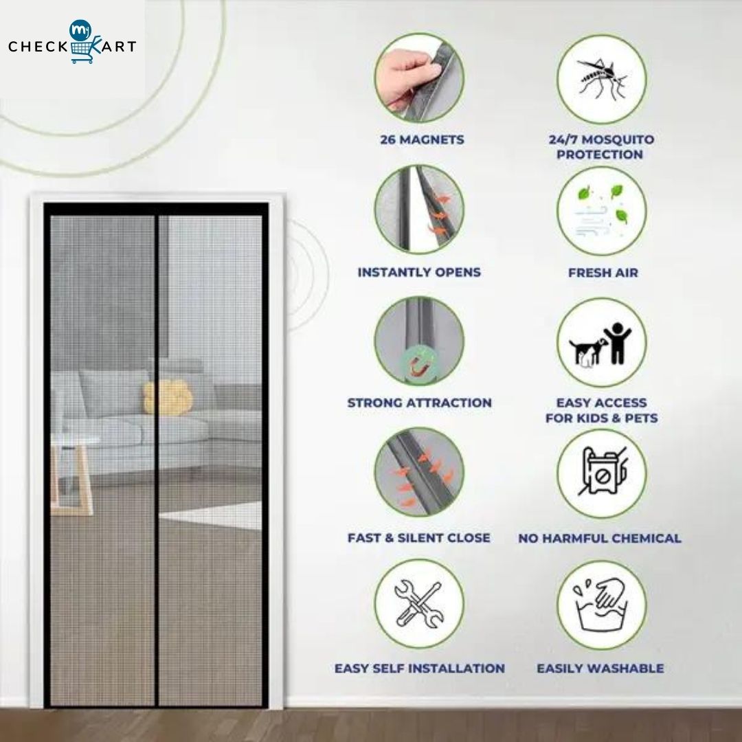 Mosquito Magnetic Door Net