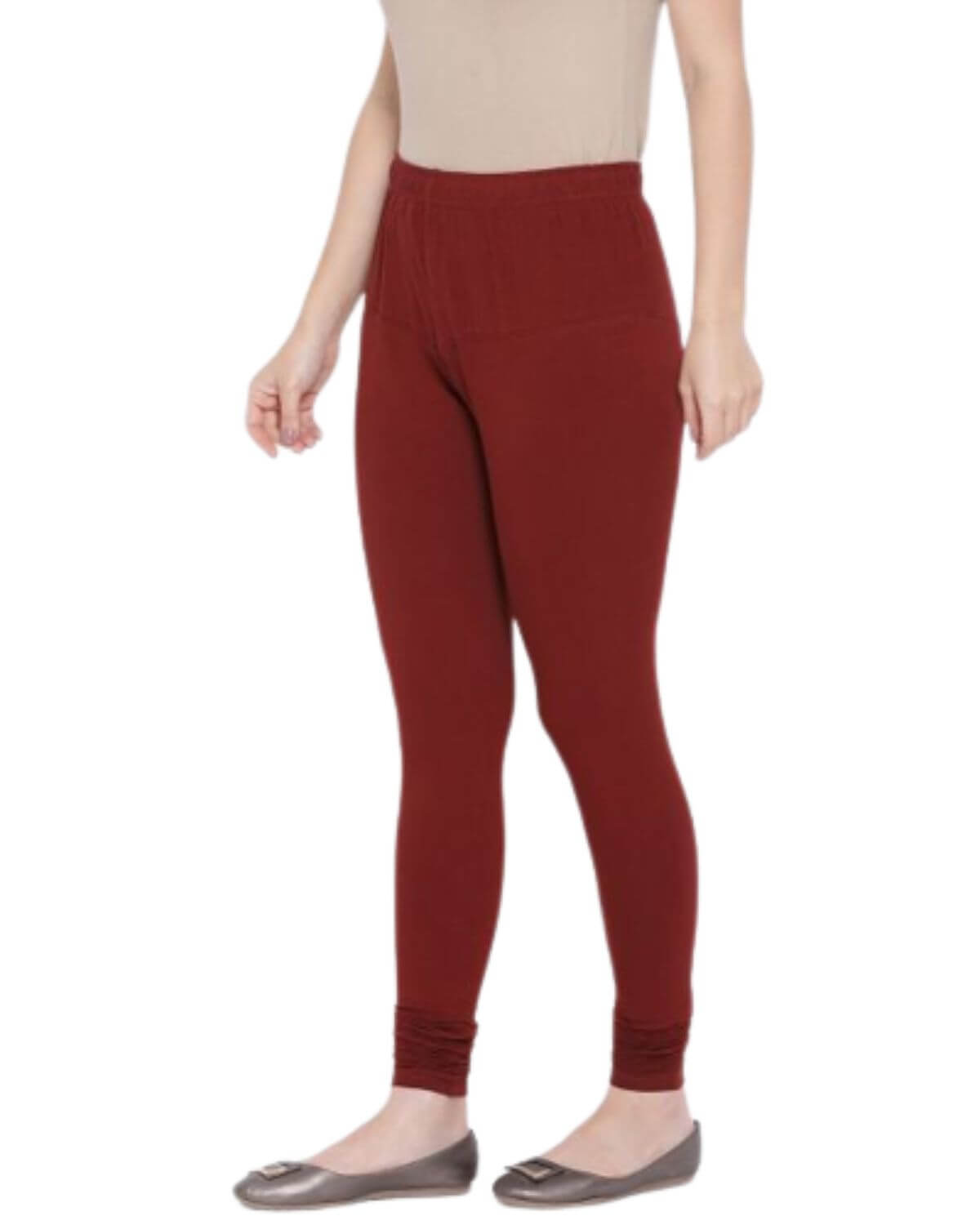 Womens Cotton Churidar Leggings-1