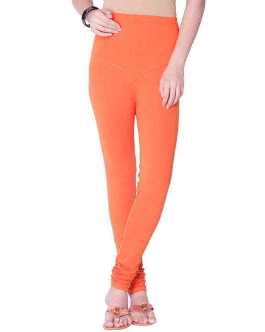 Womens Cotton Churidar Leggings elastic